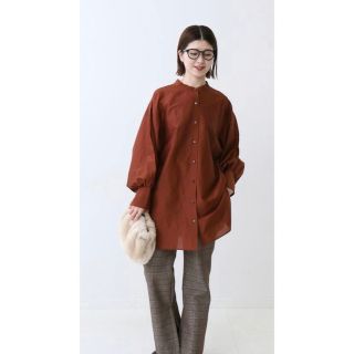 Spick & Span スピックアンドスパン コットンシルク2WAYシャツ