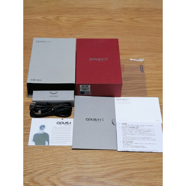 OPUS#1S　ケース付き スマホ/家電/カメラのオーディオ機器(ポータブルプレーヤー)の商品写真
