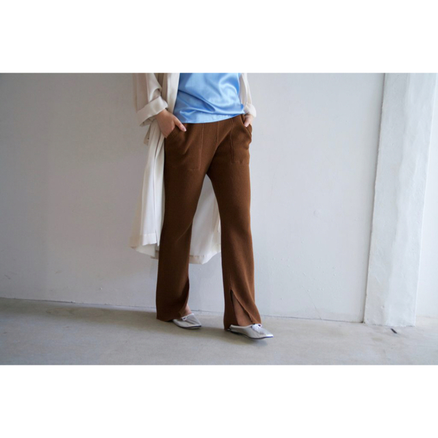 IP65防水 PHEENY フィーニー waffle slit pants ワッフル パンツ