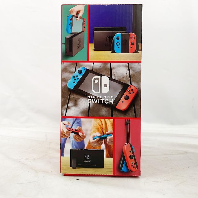 Nintendo Switch(ニンテンドースイッチ)の【新品】NINTENDO SWITCH　ネオンブルー/ネオンレッド エンタメ/ホビーのゲームソフト/ゲーム機本体(家庭用ゲーム機本体)の商品写真