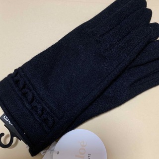 クロエ(Chloe)のクロエ　手袋　日本製　黒(手袋)