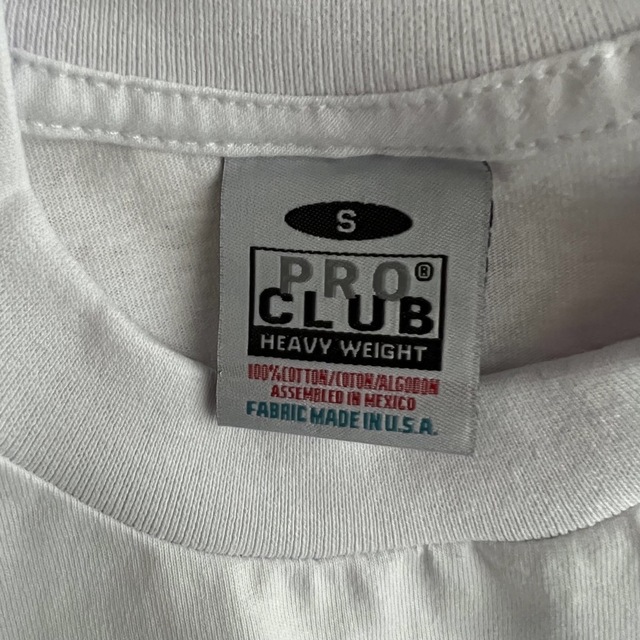 PRO CLUB(プロクラブ)の新品未使用 プロクラブ 厚手 無地 半袖Tシャツ ヘビーウエイト 白黒２枚 S メンズのトップス(Tシャツ/カットソー(半袖/袖なし))の商品写真