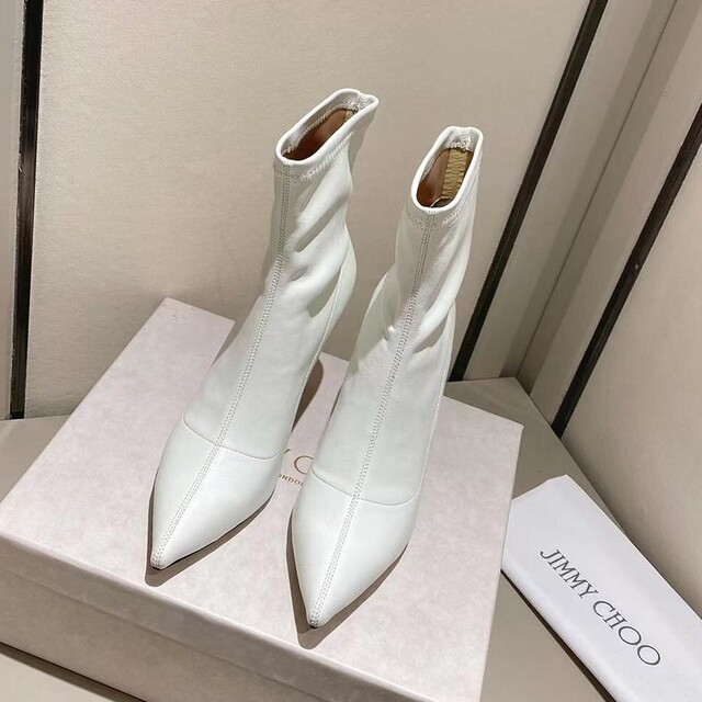 ジミーチュウ 白 ブーツ 新品未使用-