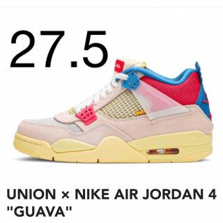 ナイキ(NIKE)のNIKE AJ4  ユニオン GUAVA  ICE AIR JORDAN 4(スニーカー)