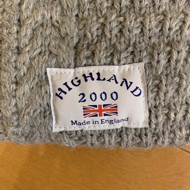 MARGARET HOWELL(マーガレットハウエル)の美品 英国製 HIGHLAND2000 クラッチバッグ パテッドポーチ 巾着 レディースのファッション小物(マフラー/ショール)の商品写真