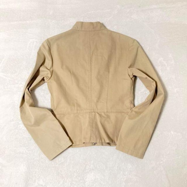 モンクレール ブルゾン ベージュ スタンドカラージャケット 美品 ジップアップ