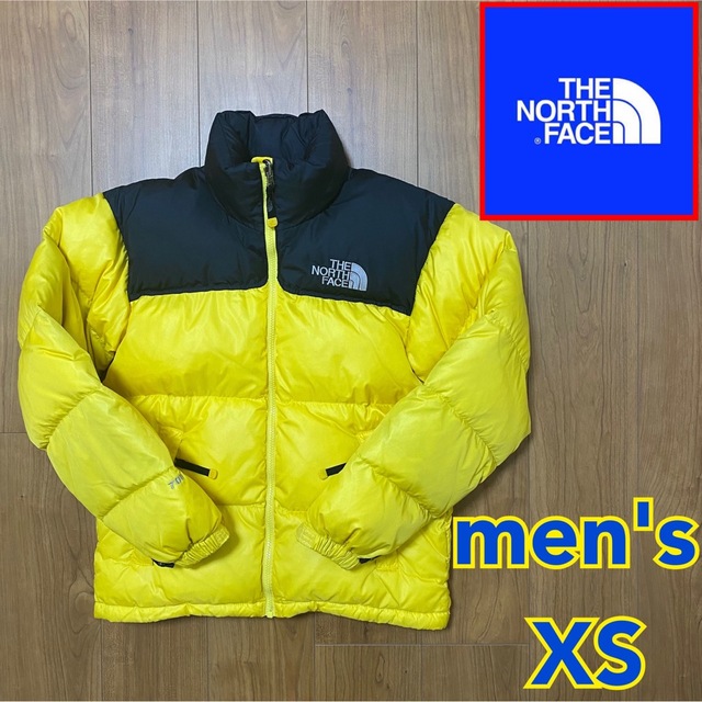 THE NORTH FACE(ザノースフェイス)の【激安・美品】ノースフェイス★ヌプシ　ダウンジャケット  イエロー メンズXS メンズのジャケット/アウター(ダウンジャケット)の商品写真