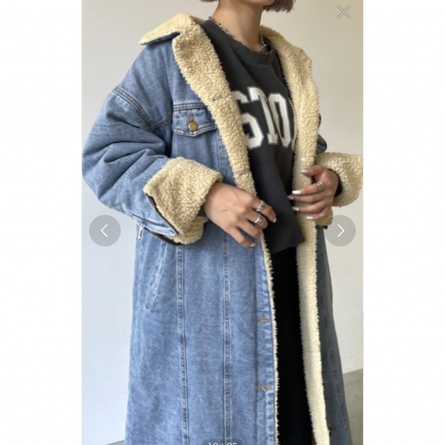 裏ボア デニムロングコートの通販 by ALOHA𓇼𓆉's shop|ラクマ 裏ボア デニムロングコートの通販 by ALOHA𓇼𓆉's shop|ラクマ