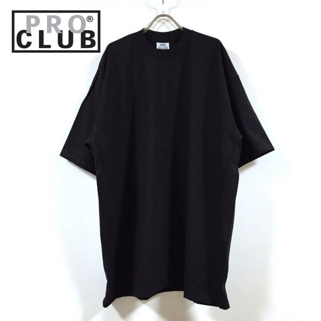 PRO CLUB(プロクラブ)の新品 プロクラブ 無地 半袖Tシャツ ヘビーウエイト 白黒2枚セット 3XL メンズのトップス(Tシャツ/カットソー(半袖/袖なし))の商品写真