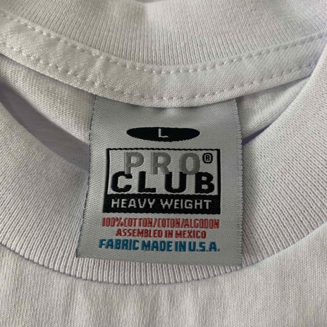 新品未使用 プロクラブ ヘビーウエイト 厚手 無地 半袖Tシャツ 白３枚 L
