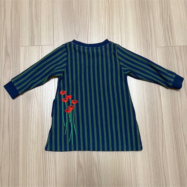 Graniph(グラニフ)のgraniph フレデリック刺繍ワンピース 親子コーデ キッズ/ベビー/マタニティのキッズ服女の子用(90cm~)(ワンピース)の商品写真