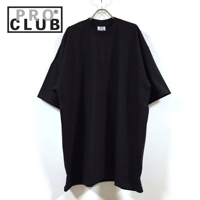 PRO CLUB(プロクラブ)の新品 プロクラブ 無地 半袖Tシャツ ヘビーウエイト 黒3枚セット L メンズのトップス(Tシャツ/カットソー(半袖/袖なし))の商品写真