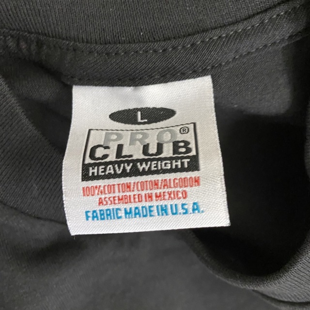 PRO CLUB(プロクラブ)の新品 プロクラブ 無地 半袖Tシャツ ヘビーウエイト 黒3枚セット L メンズのトップス(Tシャツ/カットソー(半袖/袖なし))の商品写真