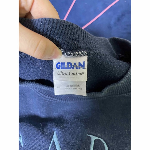GILDAN(ギルタン)のギルダン GILDAN トレーナー スウェット 紺 ネイビー オーバーサイズ メンズのトップス(スウェット)の商品写真