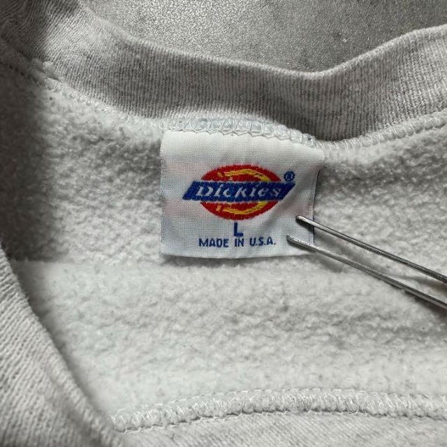 Dickies(ディッキーズ)のディッキーズ　USA製　スウェット　グレー　Lサイズ　ゆるだぼ　フロリダ メンズのトップス(スウェット)の商品写真