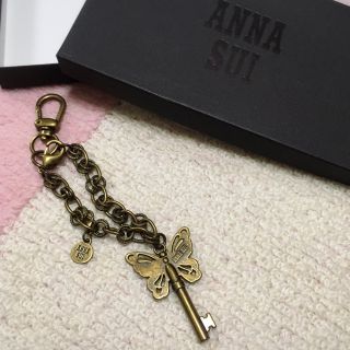 アナスイ(ANNA SUI)の【期間限定値下げ】ANNA SUI バッグチャーム 蝶 鍵 モチーフ(キーホルダー)