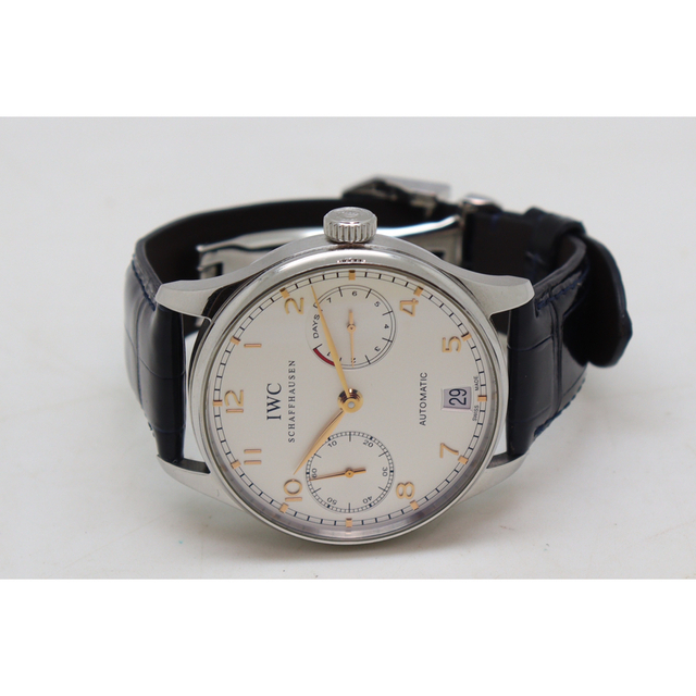 IWC(インターナショナルウォッチカンパニー)のIWC シャウハウゼン　ポルトギーゼ　7デイズ　IW500114 自動巻き メンズの時計(腕時計(アナログ))の商品写真