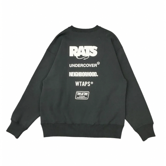 XL RATS FULL BLOOD CREW NECK SWEAT wtaps