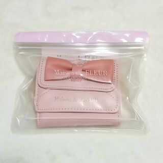 メゾンドフルール(Maison de FLEUR)の【ゆるめ様専用】メゾンドフルール　カードケース　ピンク　RIBBON CARD(財布)