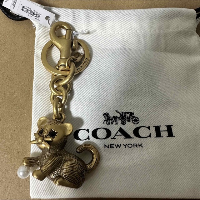 COACH クリーチャー バッグチャーム メタル キャット　子猫　新品