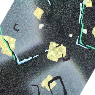 オシャレな京友禅~結幡~ ラグジュアリーに艶めく金彩 新品の袋帯です