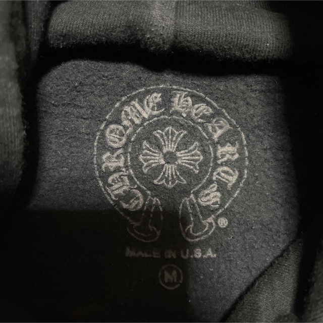 Chrome Hearts(クロムハーツ)のCHROME  HEARTS ブラウン　ホースシュー　パーカー ブラック　M 黒 メンズのトップス(パーカー)の商品写真