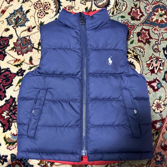 POLO RALPH LAUREN(ポロラルフローレン)のラルフローレン  リバーシブル　ダウンベスト キッズ/ベビー/マタニティのキッズ服男の子用(90cm~)(ジャケット/上着)の商品写真