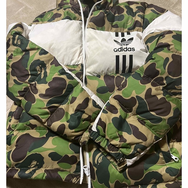 独創的 adidas ダウンジャケット adidas ape ダウンジャケット