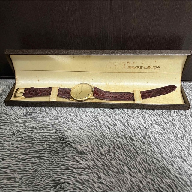 FAVRE LEUBA/ファーブル・ルーバ　GENEVE 手巻き　稼動品 メンズの時計(腕時計(アナログ))の商品写真