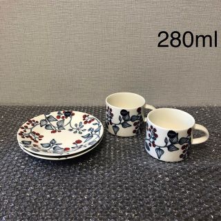 ARABIA - アラビア ルノ ティーカップ&ソーサー フロストベリー 2客 ...