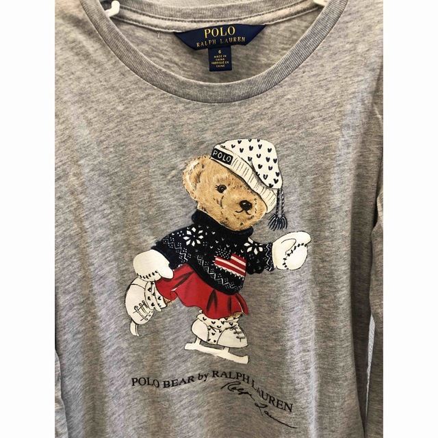 Ralph Lauren(ラルフローレン)のラルフローレン ⭐︎ベアーロンT 120センチ キッズ/ベビー/マタニティのキッズ服女の子用(90cm~)(Tシャツ/カットソー)の商品写真