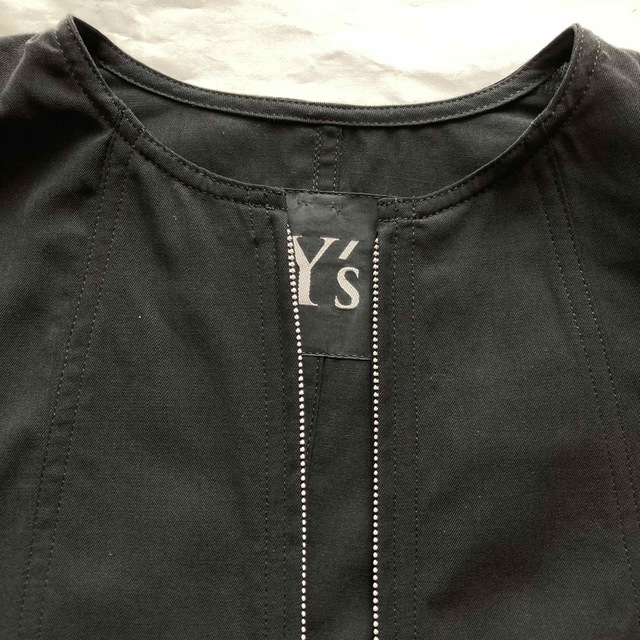 【Y's  】ワイズ　ノーカラージャケット ブラック 4