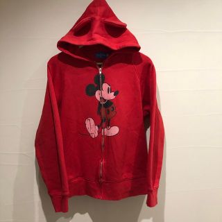 ☆Disneyland限定☆男女兼用 ミッキー パーカー レッド Disney(パーカー ・ レッド/赤色系)のフリマアイテム一覧