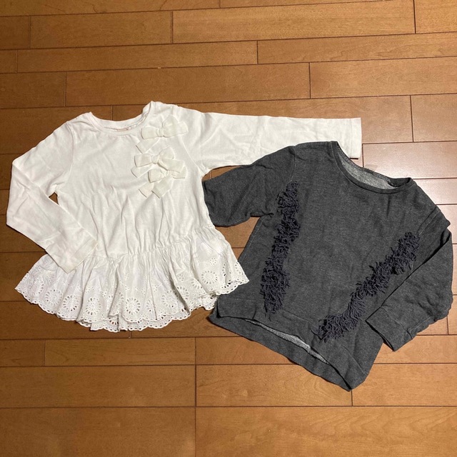 お値下げ☆110センチ☆トップス7点セット☆ キッズ/ベビー/マタニティのキッズ服女の子用(90cm~)(その他)の商品写真