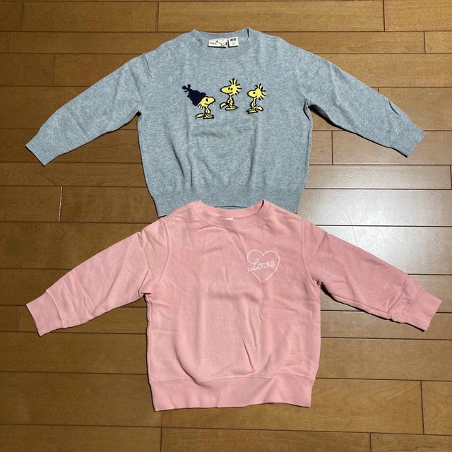 お値下げ☆110センチ☆トップス7点セット☆ キッズ/ベビー/マタニティのキッズ服女の子用(90cm~)(その他)の商品写真