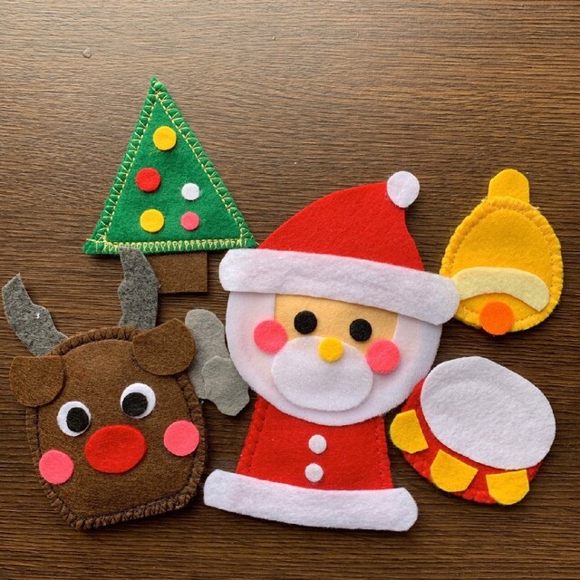 手袋シアター　あわてんぼうのサンタクロース　クリスマス キッズ/ベビー/マタニティのおもちゃ(知育玩具)の商品写真