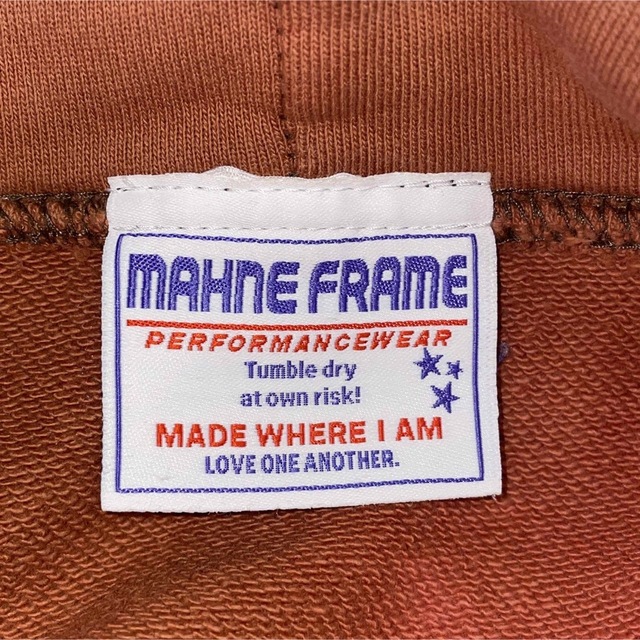 MAHNE FRAME HOODIE / WEATHERED RED - 5