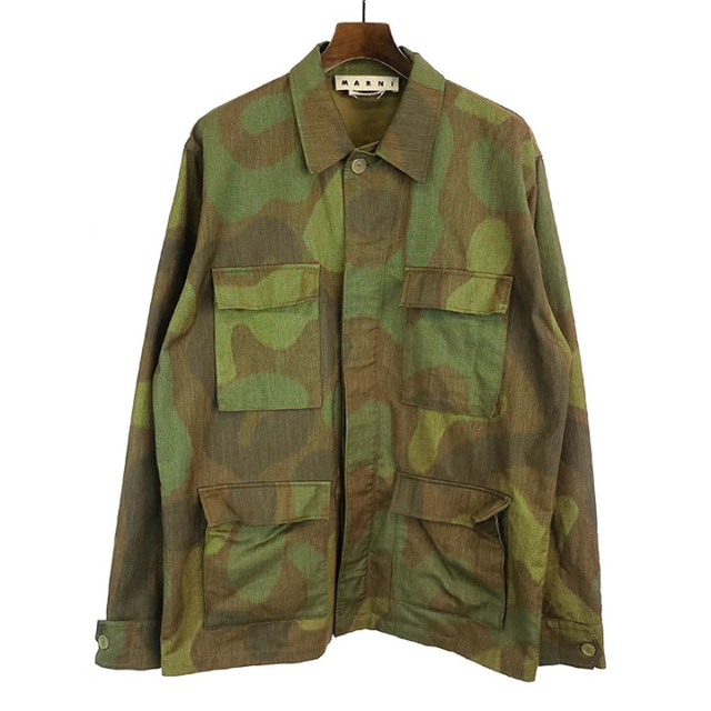 新着 Marni - MARNI マルニ 20SS ミリタリージャケット ミリタリー