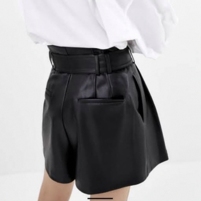 大きな取引 ZARA フェイクレザーショートパンツ academ-complect.ru:443