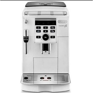 デロンギ(DeLonghi)のコーヒーメーカー デロンギ 全自動 コンパクト全自動　ホワイト(コーヒーメーカー)