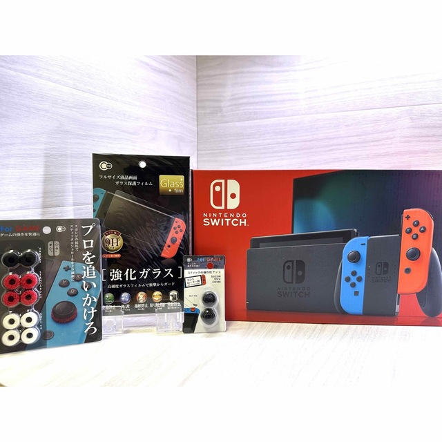 本体保証１年間有！超豪華おまけ付！美品Nintendo Switch本体一式完品