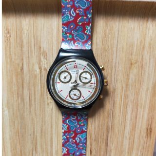 スウォッチ(swatch)のswatch スウォッチ クロノ ペイズリー訳あり(腕時計(アナログ))