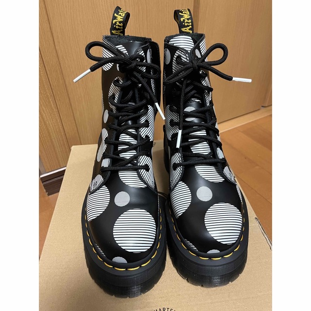 靴/シューズDr.martens  JADON POLKA DOT 8 ホール ブーツ