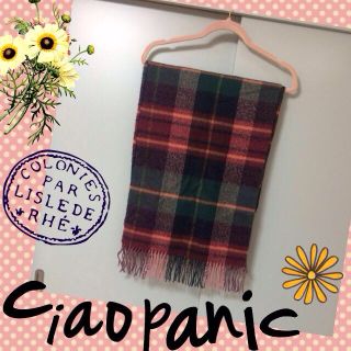 チャオパニック(Ciaopanic)のチャオパニック✳︎チェックストール(ストール/パシュミナ)