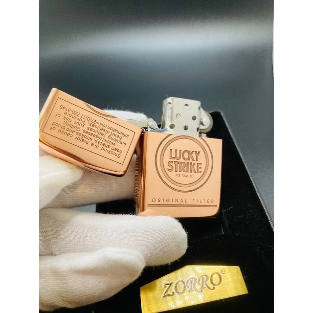 LUCKY STRIKE 5面加工❗️ZIPPO型オイルライター【新品未使用】