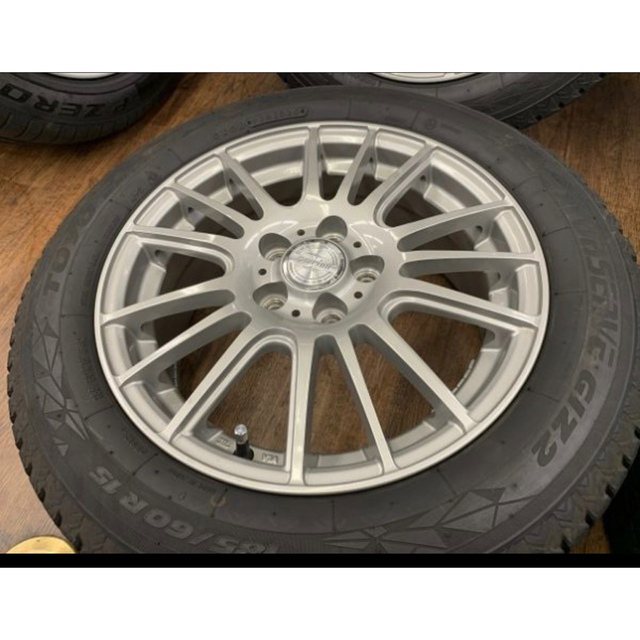スタッドレスタイヤ ホイールセット 185 60R 15 シエンタ170他の通販