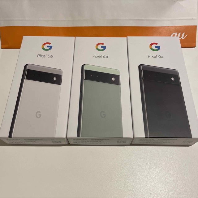Google(グーグル)のGoogle Pixel 6a 128GB 本体 3台セット スマホ/家電/カメラのスマートフォン/携帯電話(スマートフォン本体)の商品写真