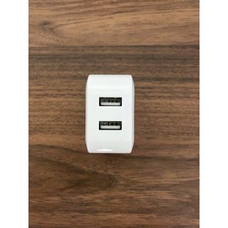 充電器　USB  2口　アイフォン　iPhone iPhone充電器(バッテリー/充電器)