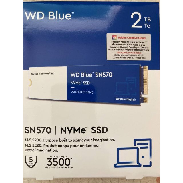 WD Blue SN570 NVMe W24DS200T3B0C