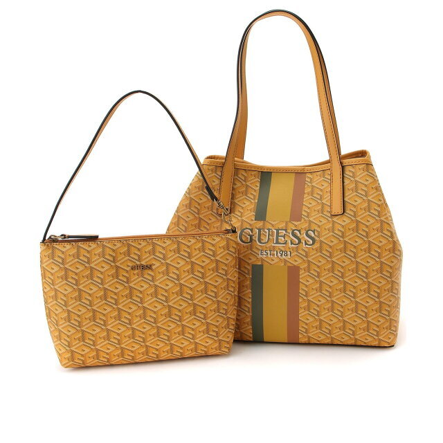 GUESS(ゲス)の【イエロー(YWL)】(W)VIKKY Tote レディースのバッグ(トートバッグ)の商品写真